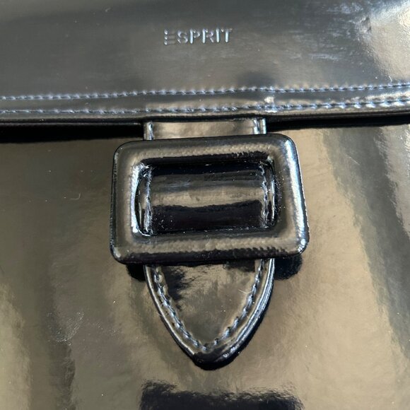 Vintage Y2K Black E-Spirit Crossbody Handbag - Picture 6 of 11